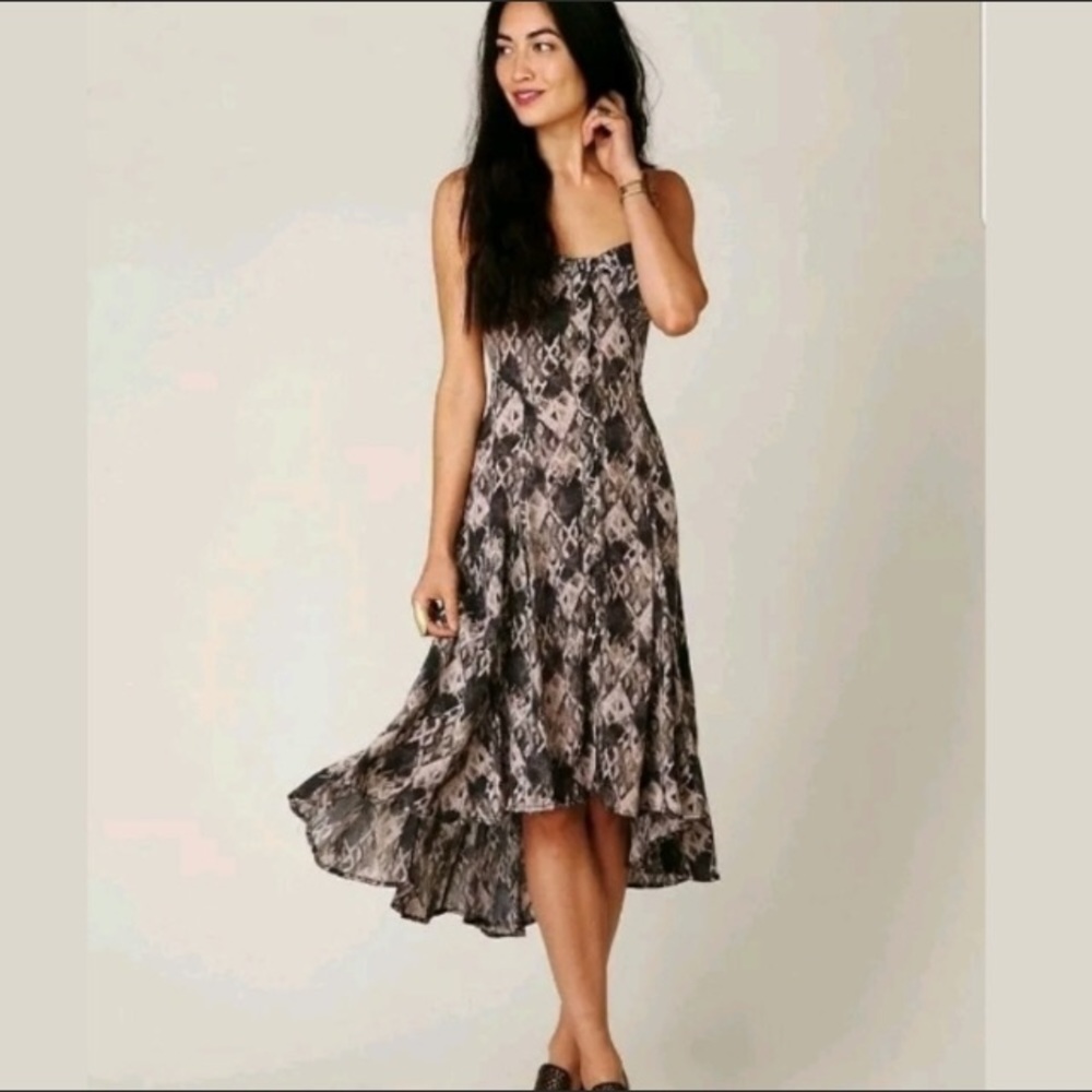 Free People New Romantics Button Up Dress